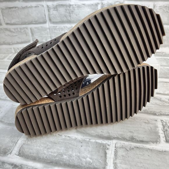 Pedro Garcia Verena Women’s 6.5/7 US -37.5 Chocolate Leather Ankle Cuff Sandals - Picture 8 of 12